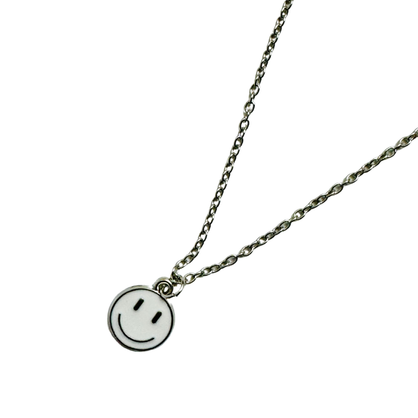 Smiley Necklace (White)