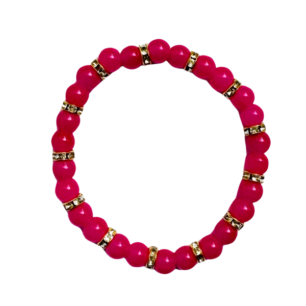 Dark Pink Shiny Bracelet