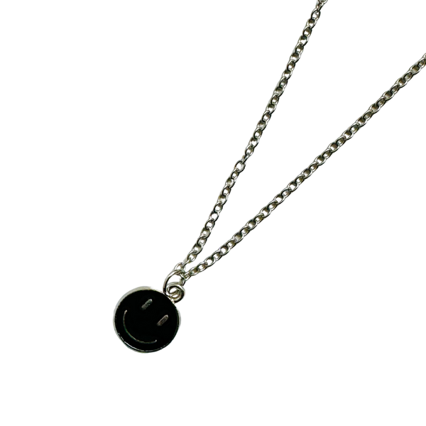 Smiley Necklace (Black)