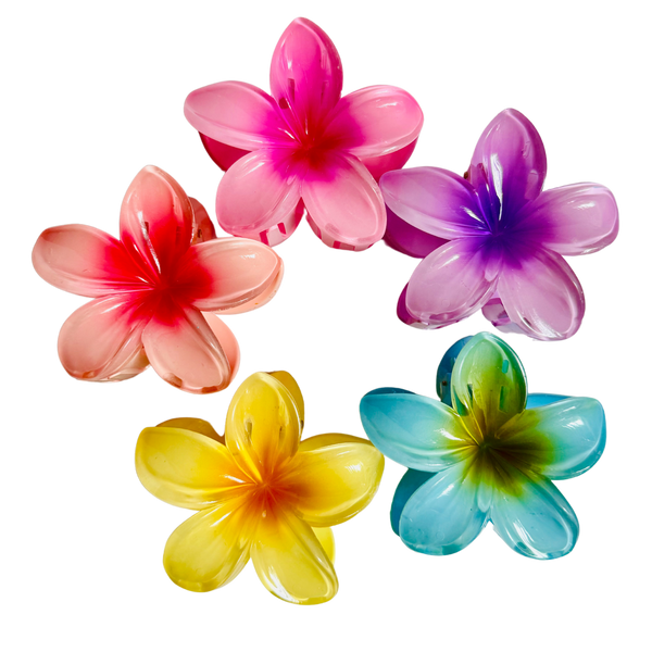 Plumeria Flower Hair Clip (Large)