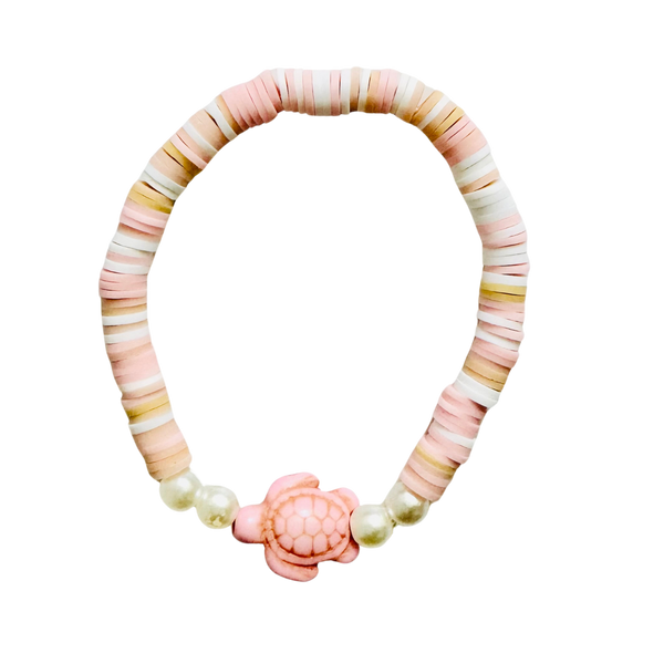 Pink Turtle Bracelet