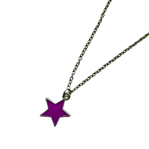 Purple Star Necklace