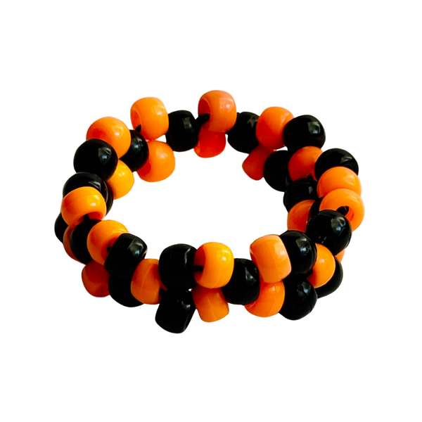 Halloween Flower Kandi Bracelet