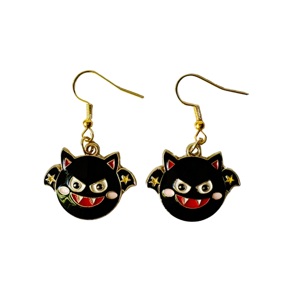 Halloween Bat Earrings