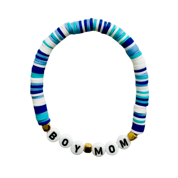 Boy Mom Blue Bracelet