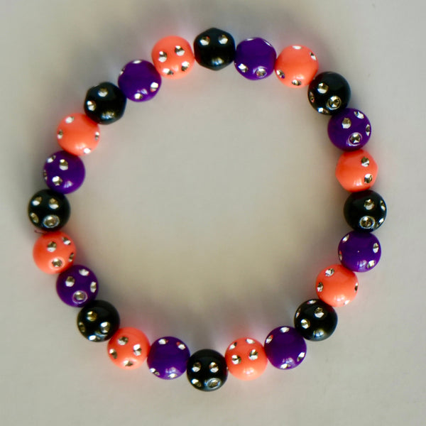Halloween Rhinestone Bracelet