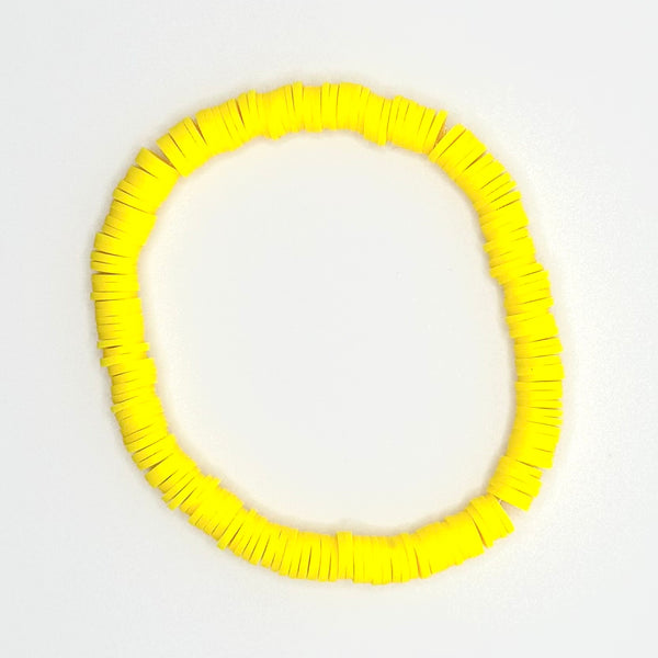 Clay Bead Bracelet (Yellow)