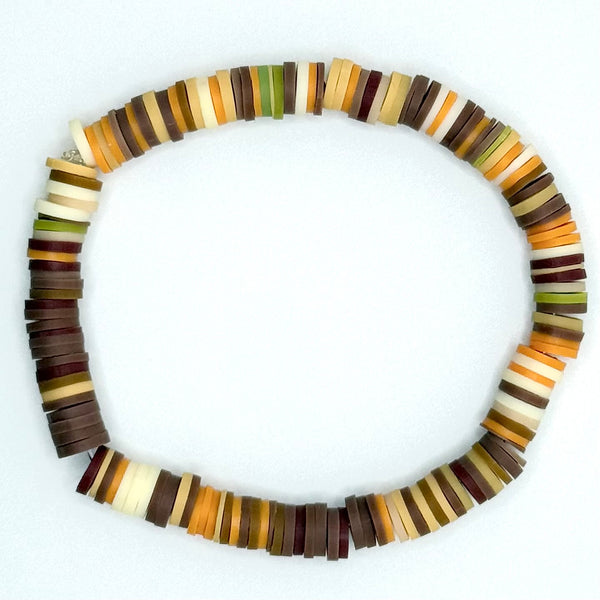 Clay Bead Bracelet (Brown Mix)